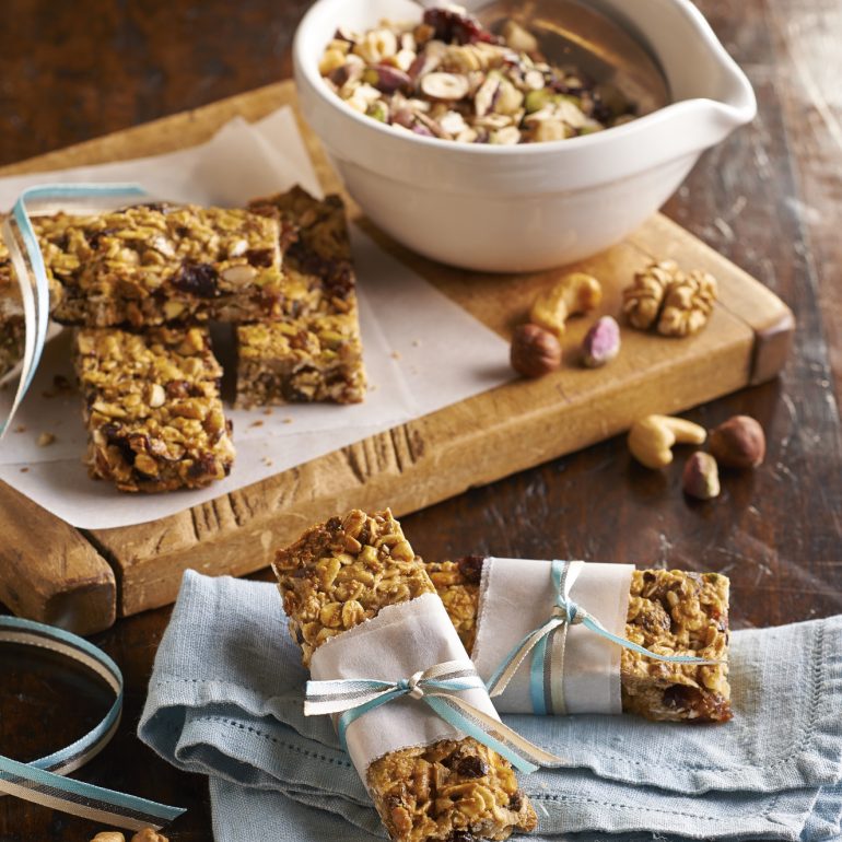 Nuts for Life - Nutty oat bars recipe