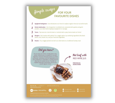 Simple swaps for your favourite dishes